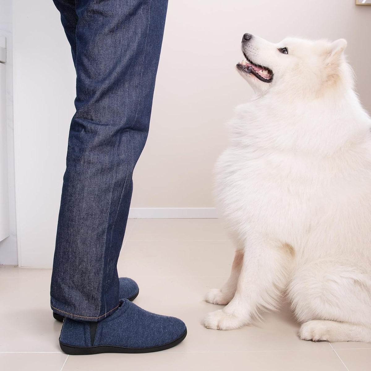 Pantuflas cálidas con plantilla de espuma viscoelástica
