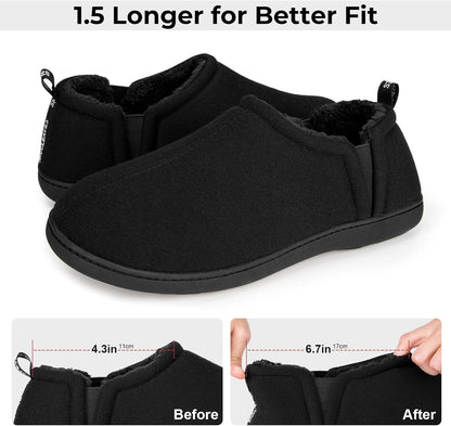 Pantuflas cálidas con plantilla de espuma viscoelástica