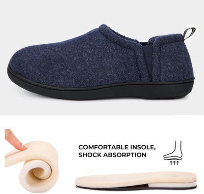 Pantuflas cálidas con plantilla de espuma viscoelástica