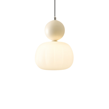Candeeiro suspenso Art Déco com cúpula redonda
