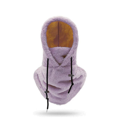 Thermische Balaclava mit Kapuze und verstellbarem Gesichtsschutz für Winteraktivitäten