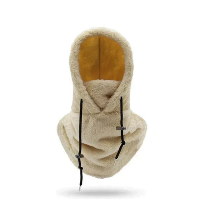 Thermische Balaclava mit Kapuze und verstellbarem Gesichtsschutz für Winteraktivitäten