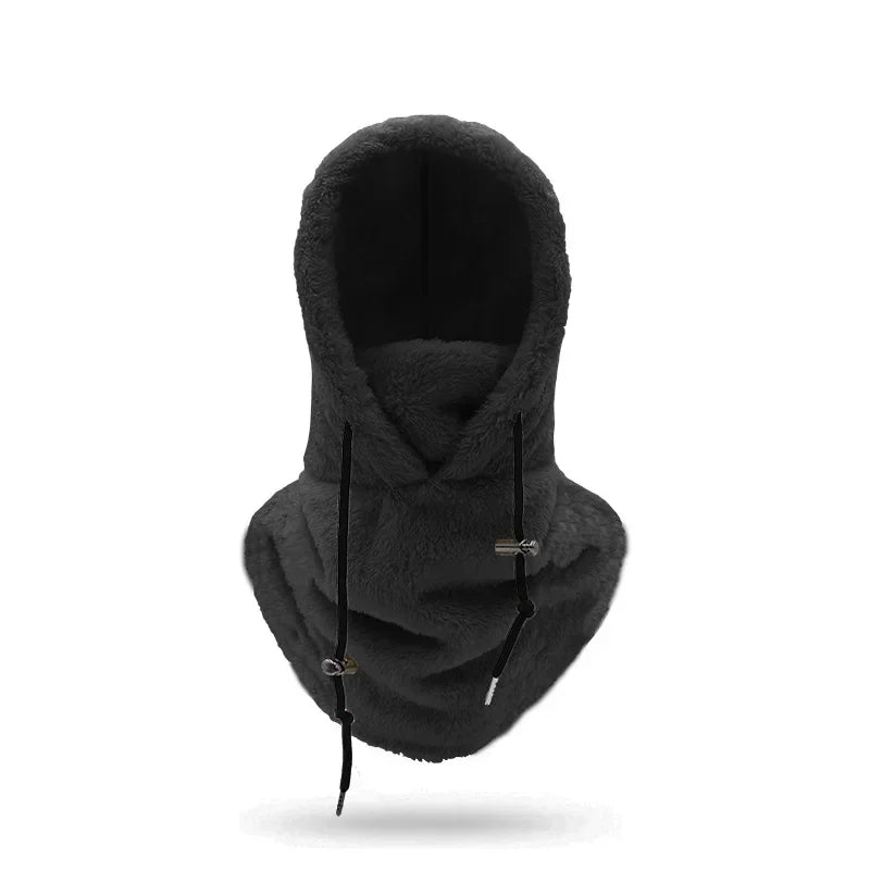 Thermische Balaclava mit Kapuze und verstellbarem Gesichtsschutz für Winteraktivitäten