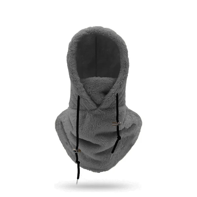 Thermische Balaclava mit Kapuze und verstellbarem Gesichtsschutz für Winteraktivitäten
