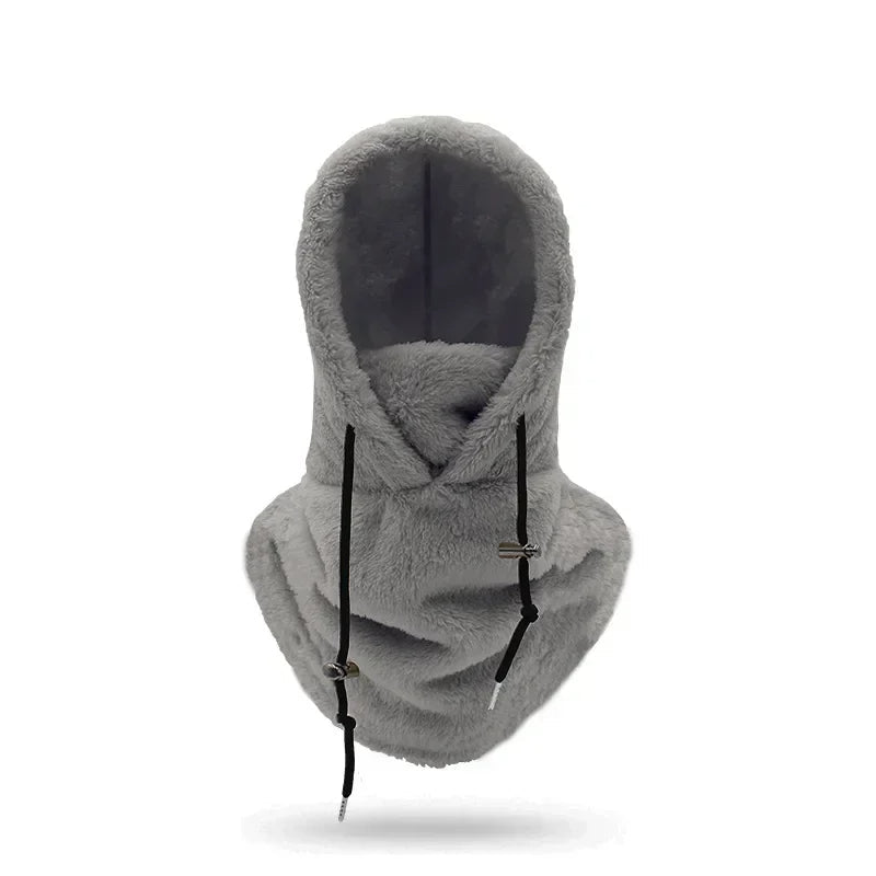 Thermische Balaclava mit Kapuze und verstellbarem Gesichtsschutz für Winteraktivitäten
