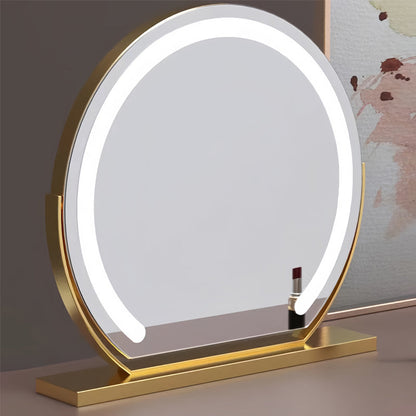 Espejo cosmético LED con control táctil e iluminación