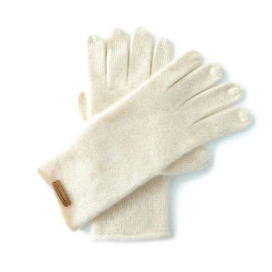 Damen Kaschmirhandschuhe mit langen Bündchen