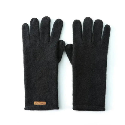 Damenhandschuhe aus Kaschmir mit langen Bündchen