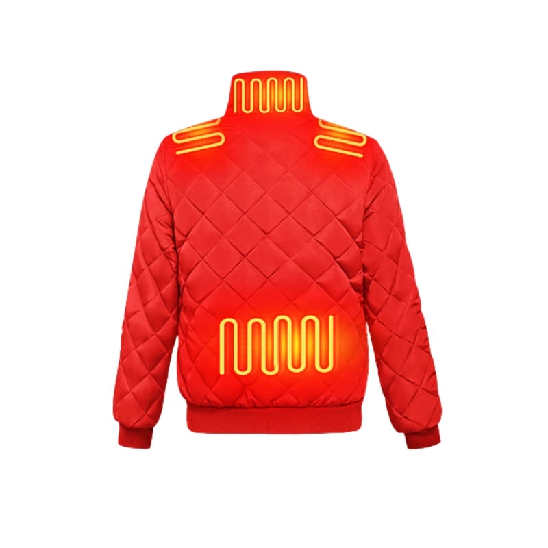 Damen-Heizjacke mit Steppdesign und integrierten Heizzonen