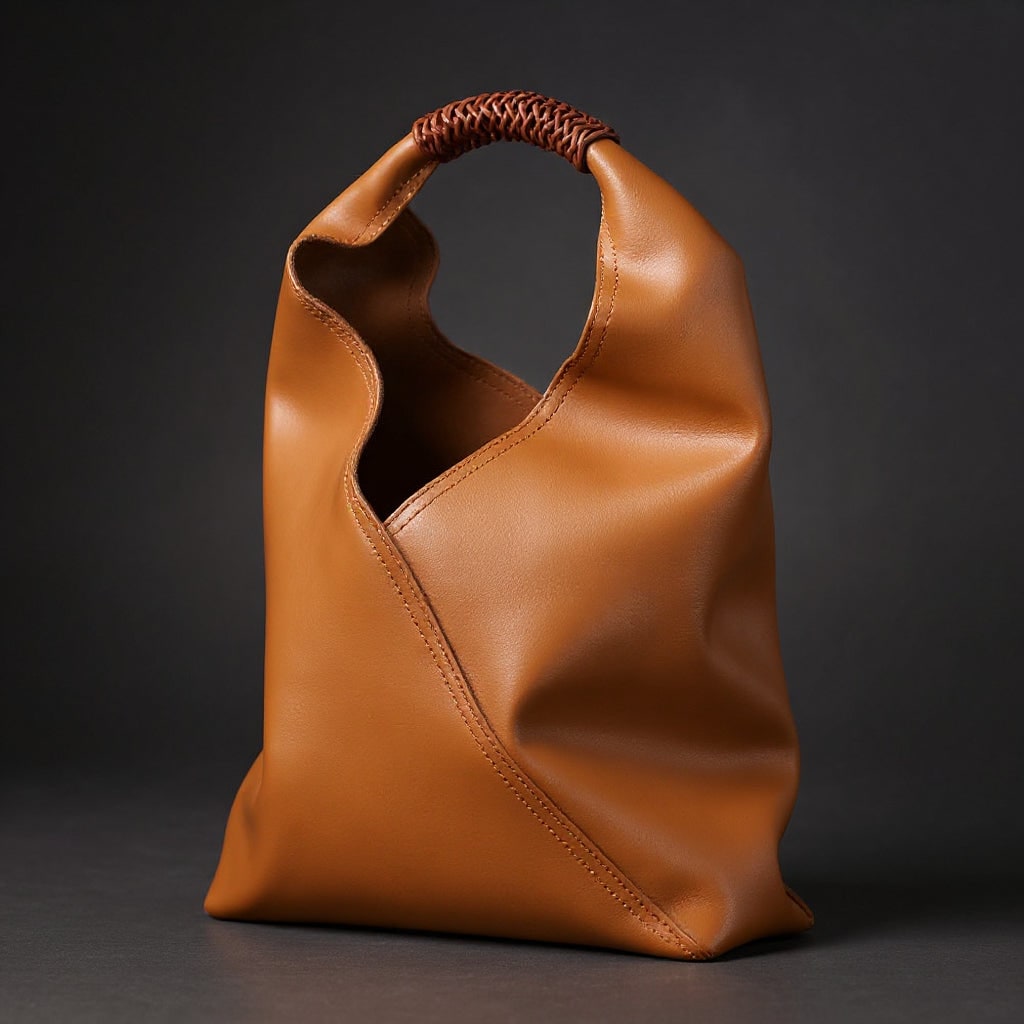 Hobo-Tasche für Damen mit geflochtenem Griff