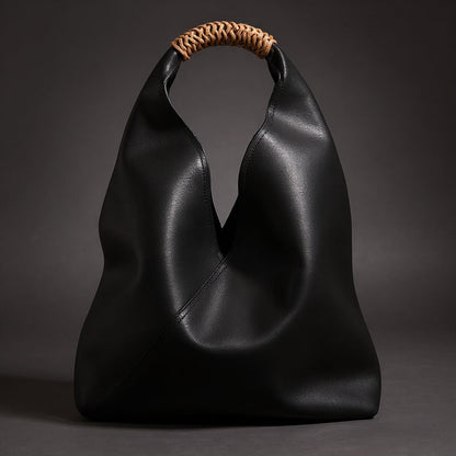 Hobo-Tasche für Damen mit geflochtenem Griff
