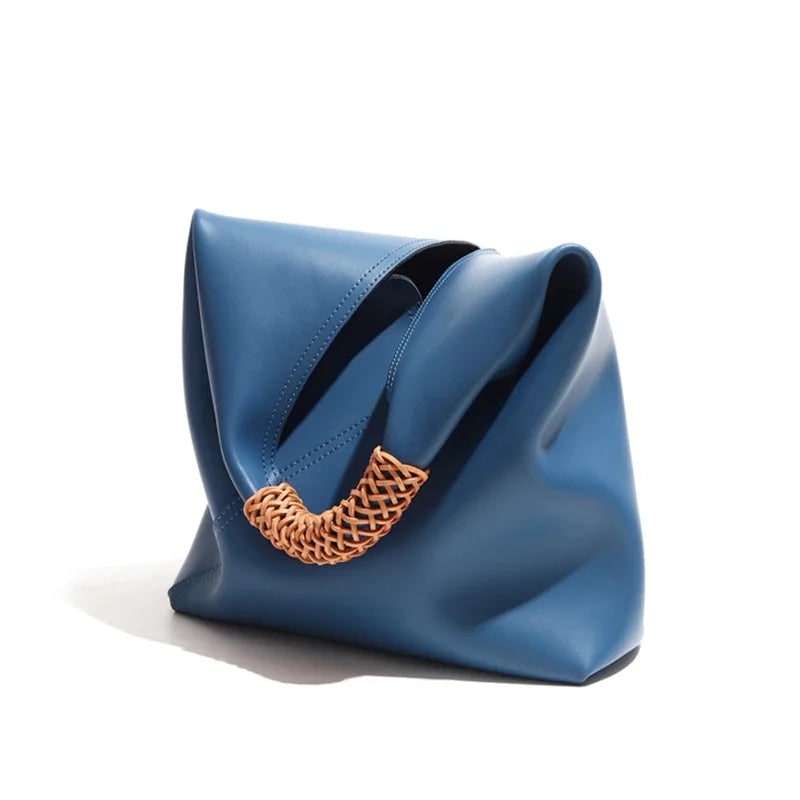 Hobo-Tasche für Damen mit geflochtenem Griff