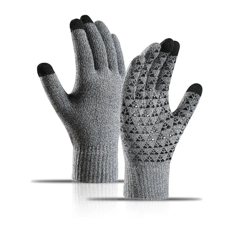 Touchscreen-Winterhandschuhe mit Silikongriff