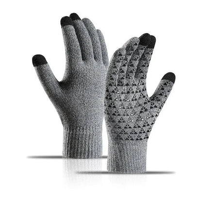 Touchscreen-Winterhandschuhe mit Silikongriff