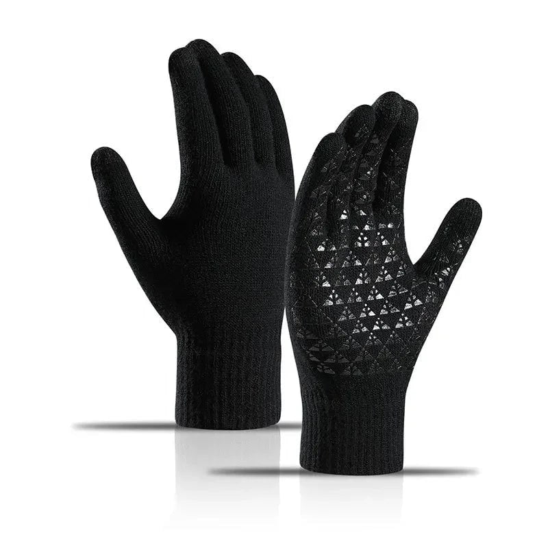 Touchscreen-Winterhandschuhe mit Silikongriff