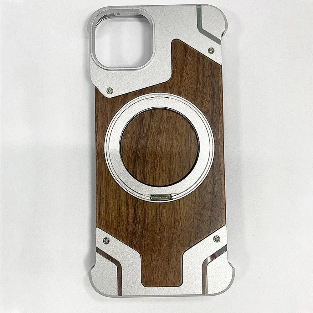 Funda de madera para teléfono MagSafe: diseño protector y funcional