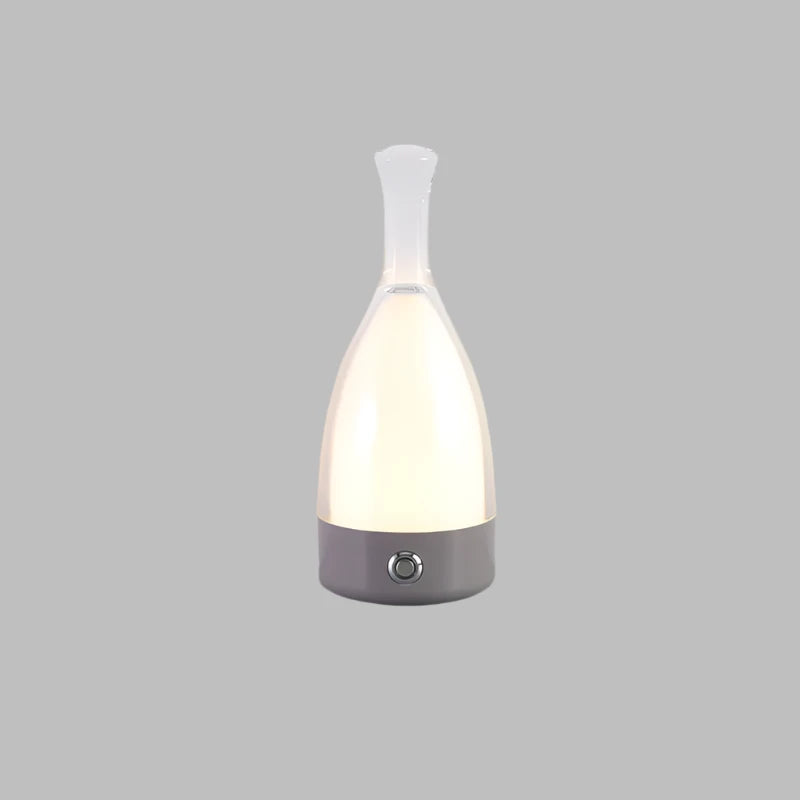 Linterna LED recargable con luz blanca cálida